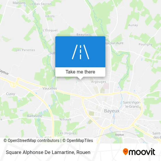 Square Alphonse De Lamartine map