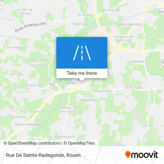 Rue De Sainte-Radegonde map