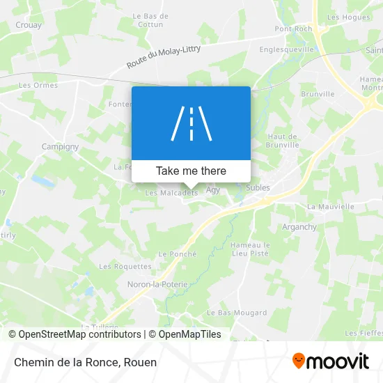 Chemin De La Ronce map