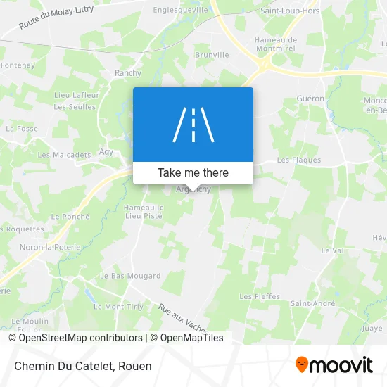Chemin Du Catelet map