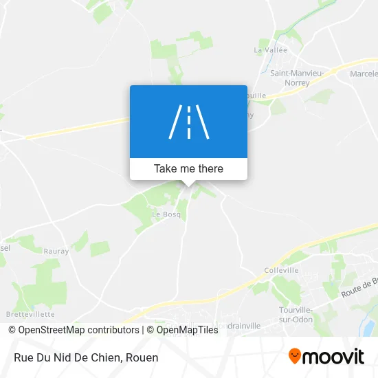 Rue Du Nid De Chien map