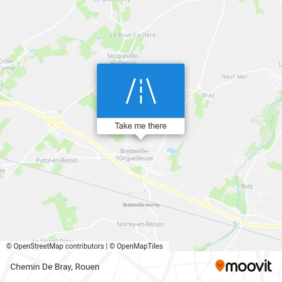Chemin De Bray map