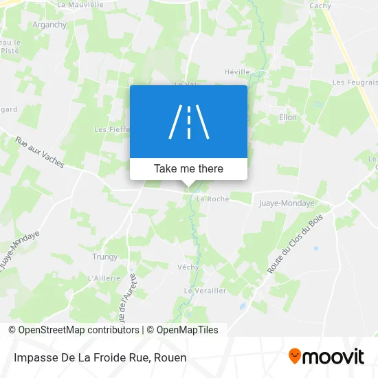 Impasse De La Froide Rue map