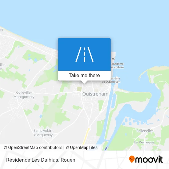 Résidence Les Dalhias map