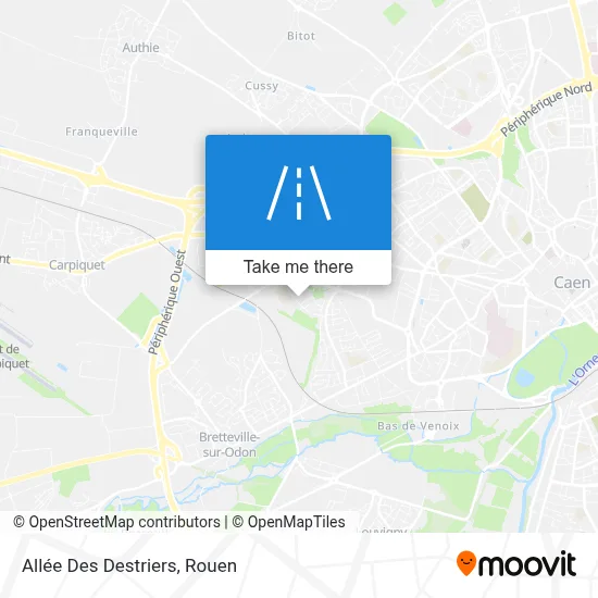 Allée Des Destriers map