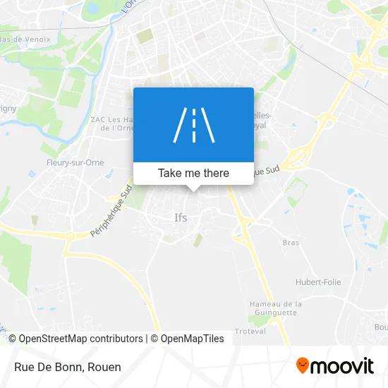 Mapa Rue De Bonn