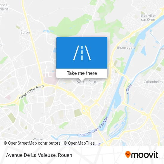 Avenue De La Valeuse map