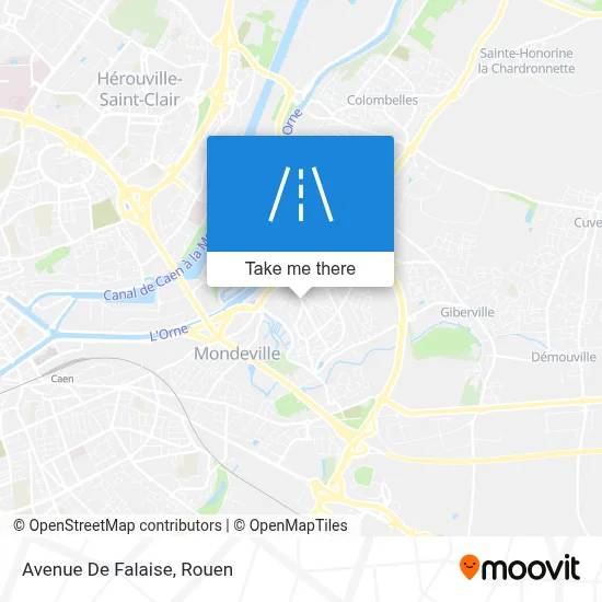 Avenue De Falaise map