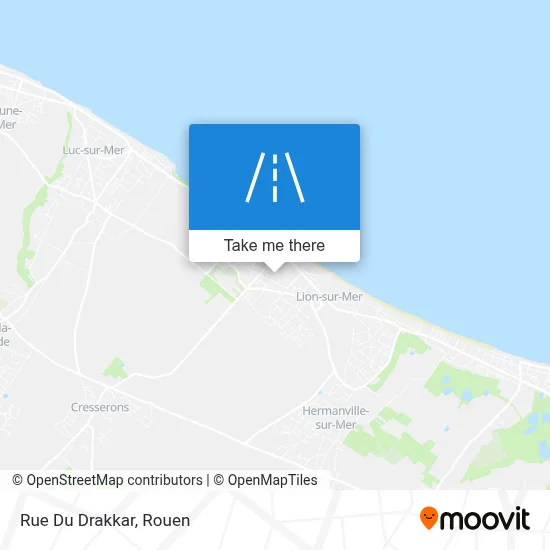 Rue Du Drakkar map