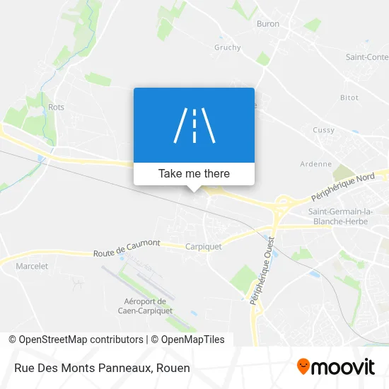 Rue Des Monts Panneaux map