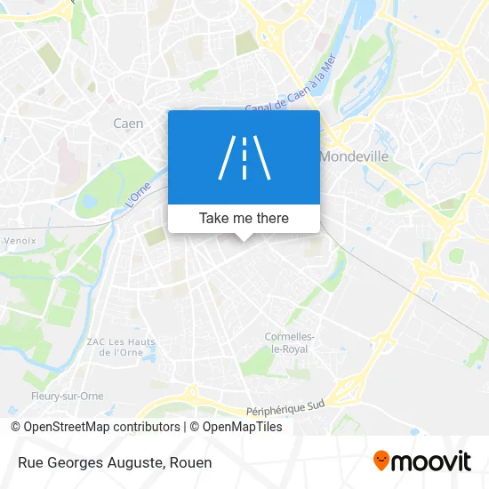 Rue Georges Auguste map
