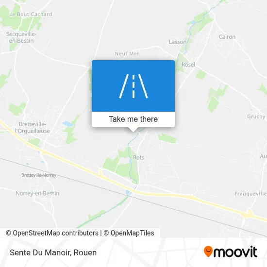 Sente Du Manoir map