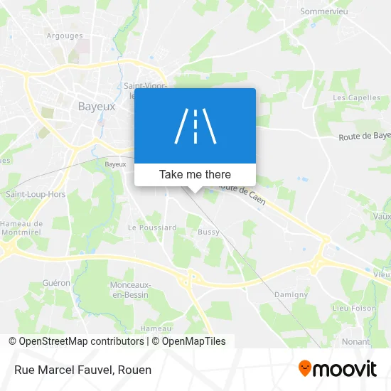 Rue Marcel Fauvel map
