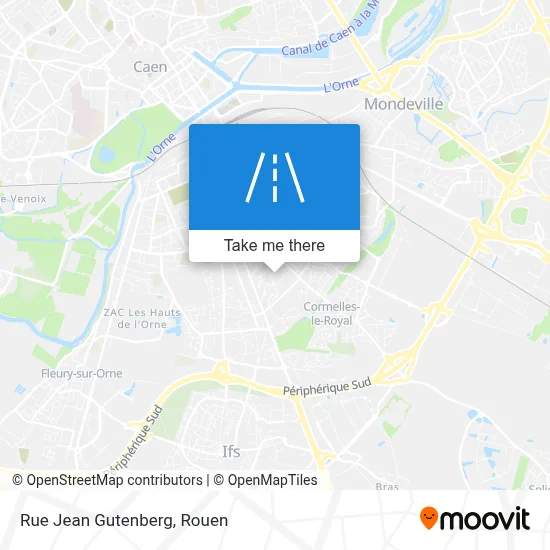Rue Jean Gutenberg map