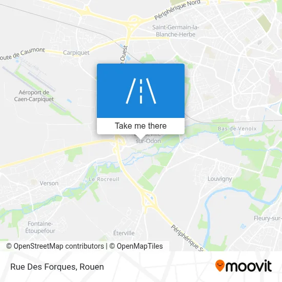 Mapa Rue Des Forques