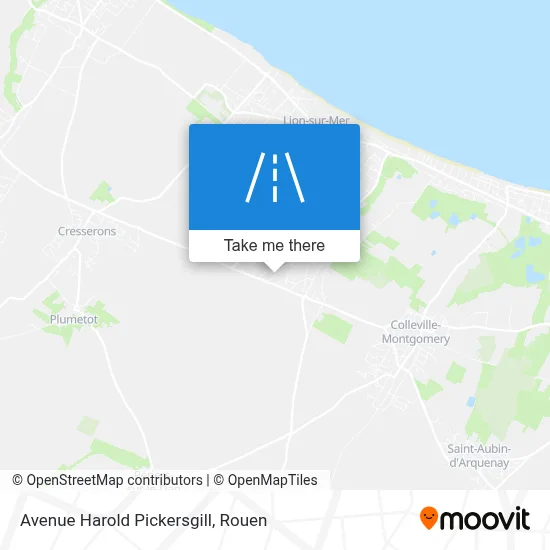 Avenue Harold Pickersgill map