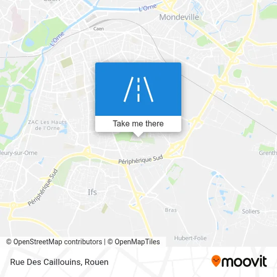 Mapa Rue Des Caillouins