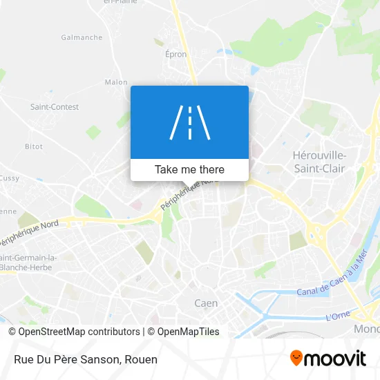 Rue Du Père Sanson map