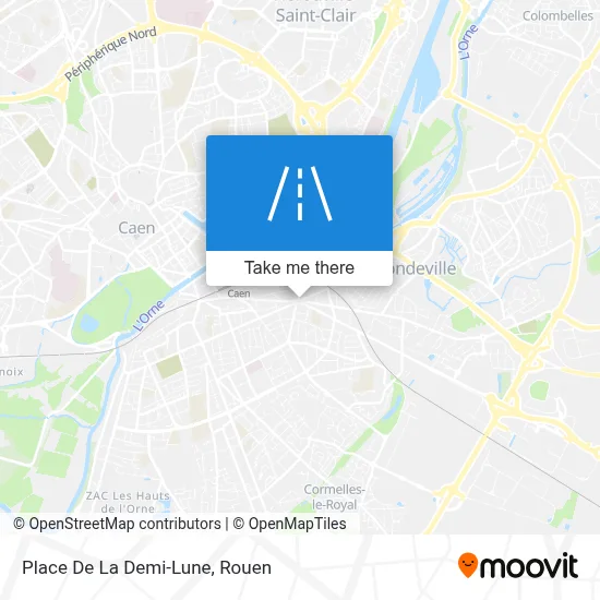 Place De La Demi-Lune map