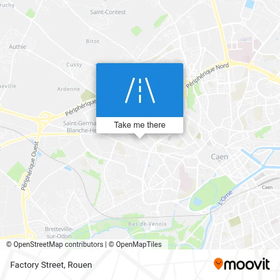 Mapa Rue De La Fabrique