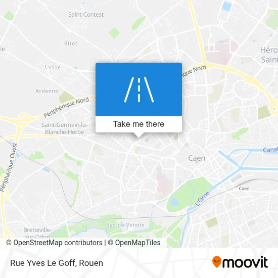 Rue Yves Le Goff map