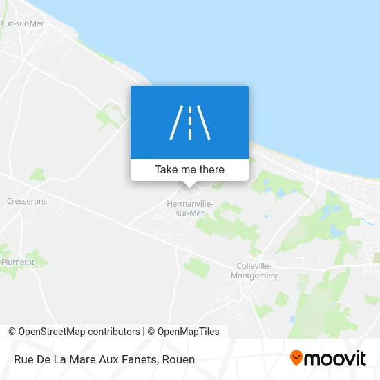 Rue De La Mare Aux Fanets map