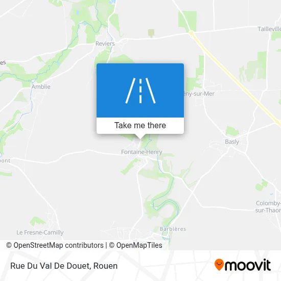 Rue Du Val De Douet map