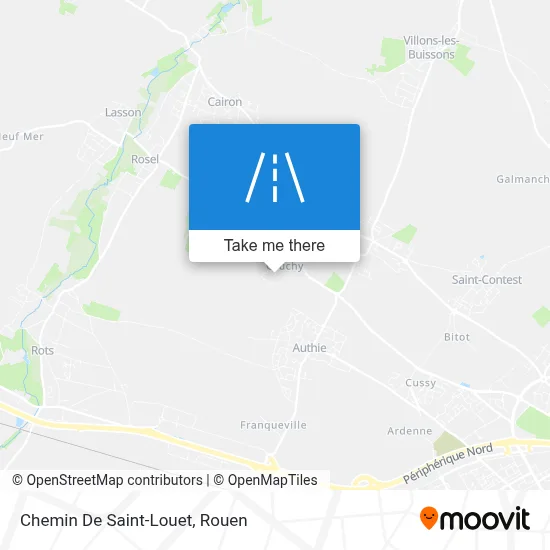Chemin De Saint-Louet map