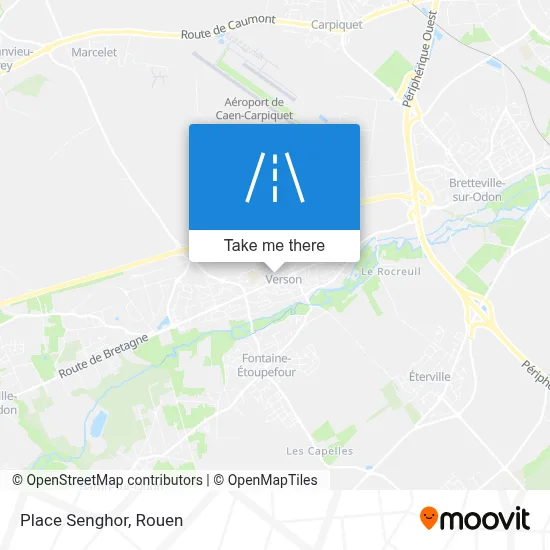 Place Senghor map