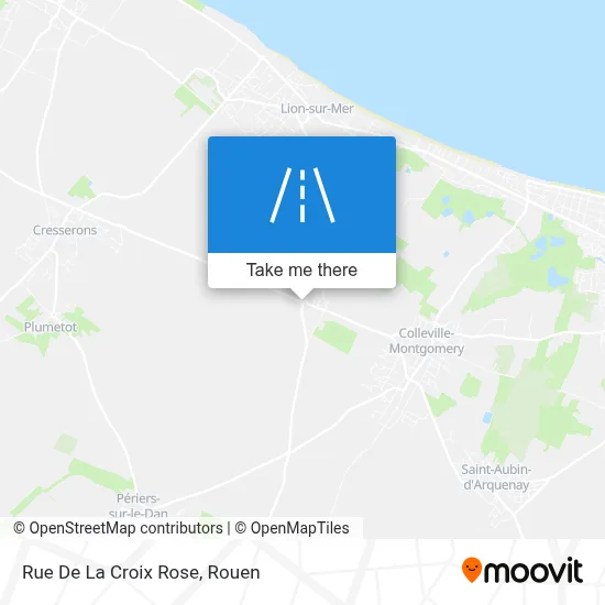 Rue De La Croix Rose map
