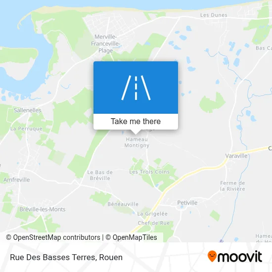 Mapa Rue Des Basses Terres