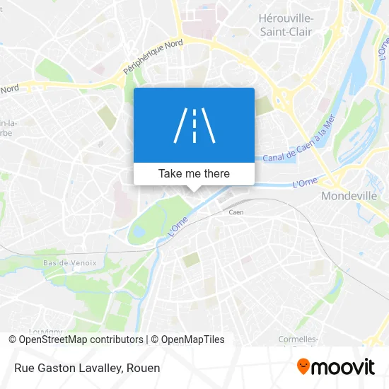 Rue Gaston Lavalley map