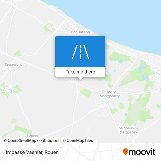 Impasse Vasnier map