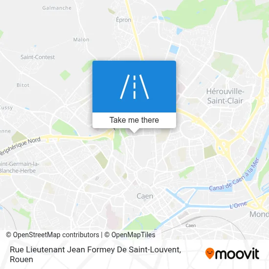 Rue Lieutenant Jean Formey De Saint-Louvent map