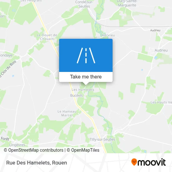 Rue Des Hamelets map