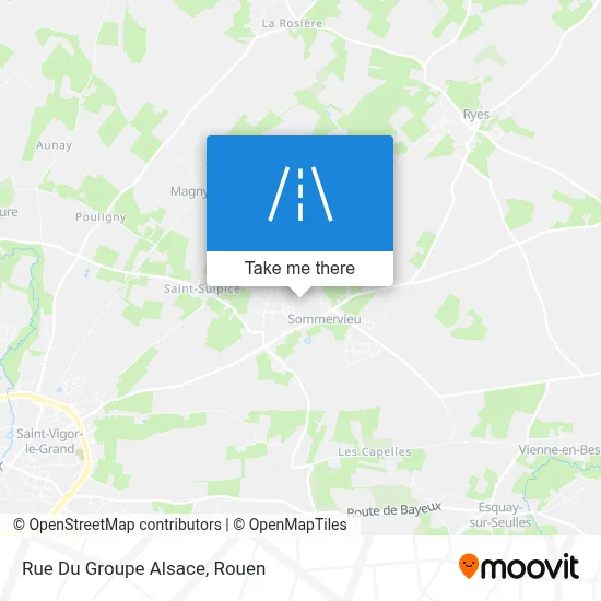 Rue Du Groupe Alsace map