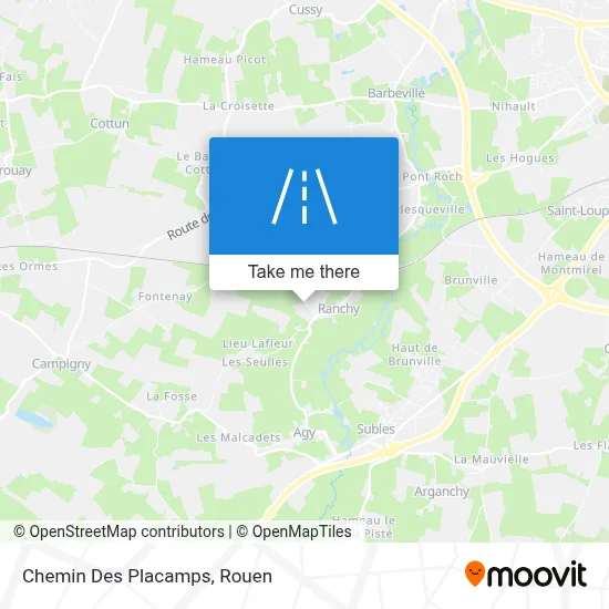 Chemin Des Placamps map