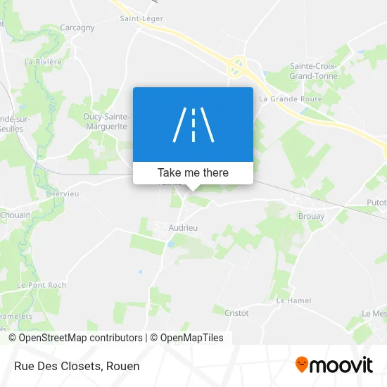 Rue Des Closets map