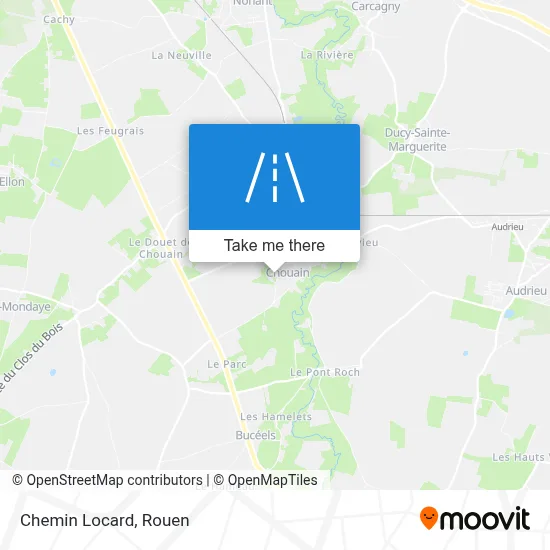 Chemin Locard map