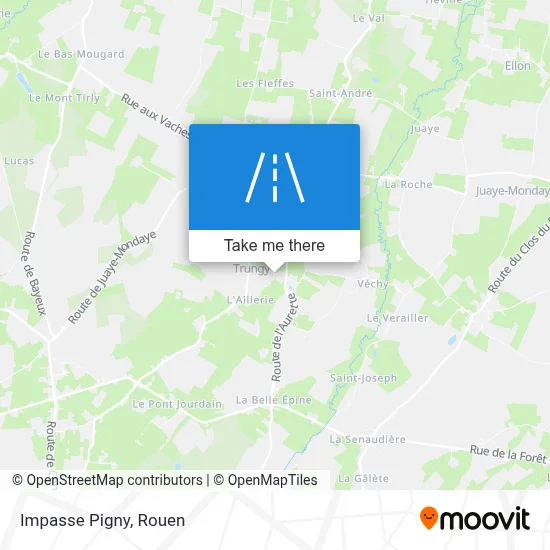 Impasse Pigny map