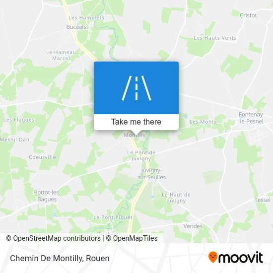 Chemin De Montilly map