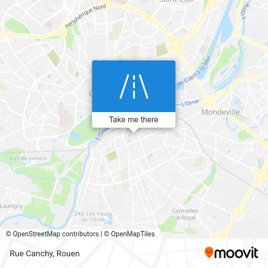 Rue Canchy map