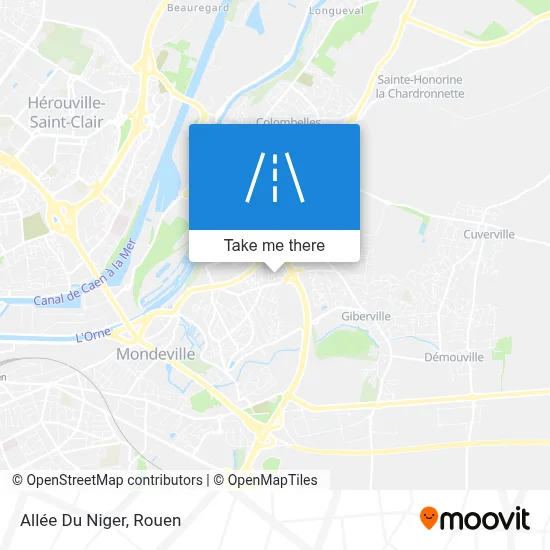 Allée Du Niger map