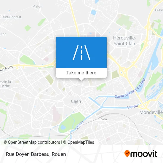 Rue Doyen Barbeau map