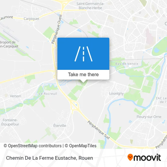 Chemin De La Ferme Eustache map