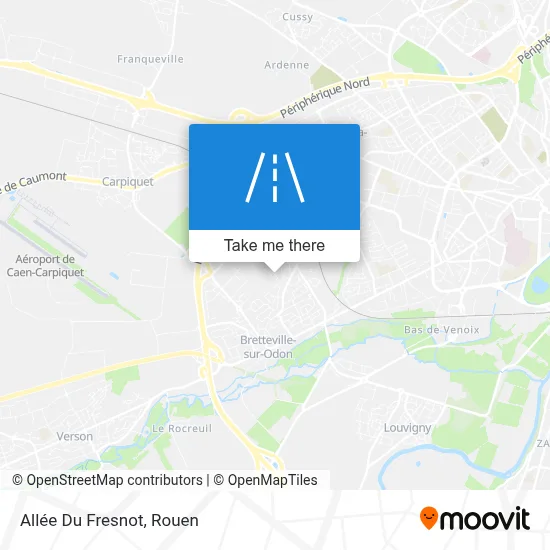 Allée Du Fresnot map