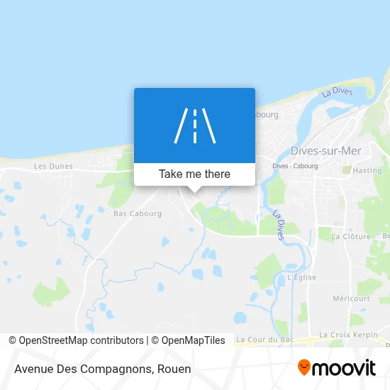 Avenue Des Compagnons map