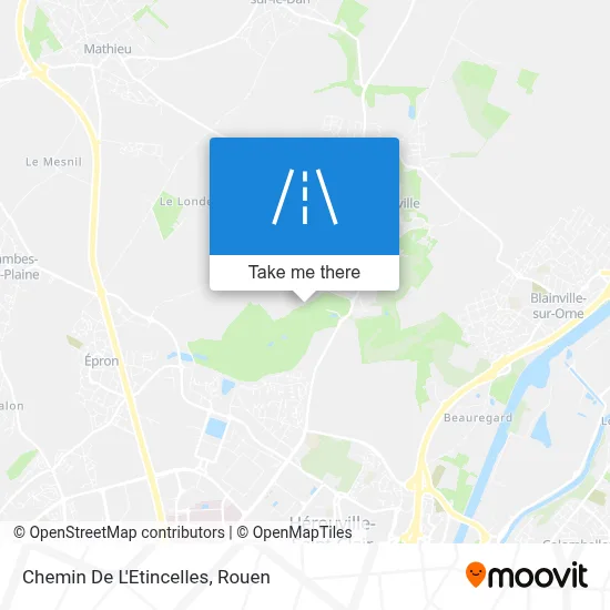 Chemin De L'Etincelles map