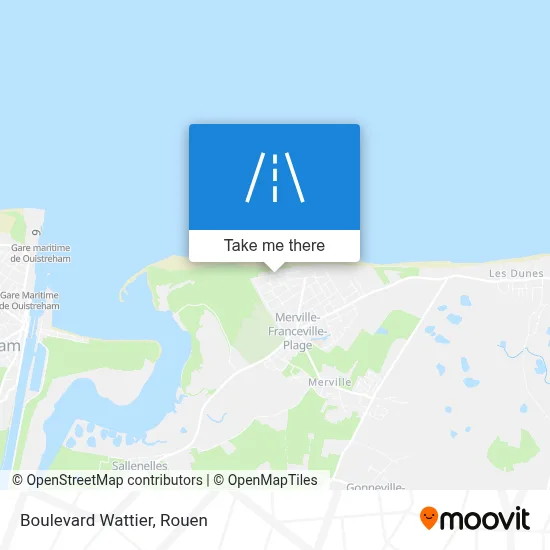 Boulevard Wattier map