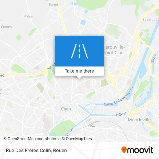 Rue Des Frères Colin map
